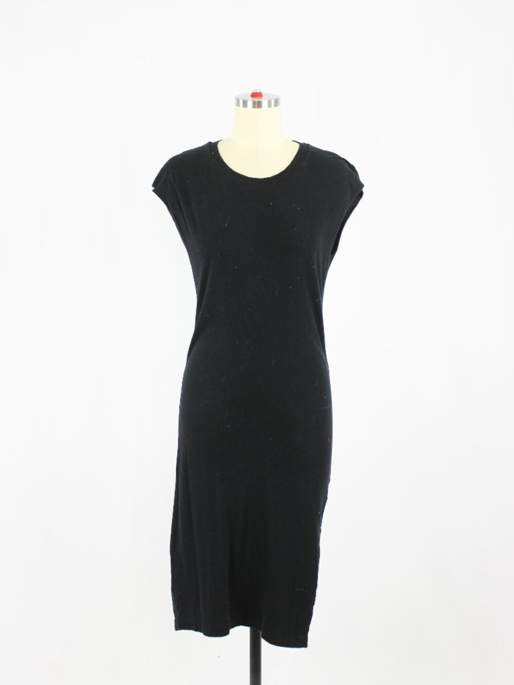 Aritzia COMMUNITY Black Stretch Cotton Jersey Muscle Tee Tank Dress, Size XS